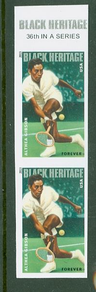 4803i Forever Althea Gibson Vertical Imperf Pair #4803ivp