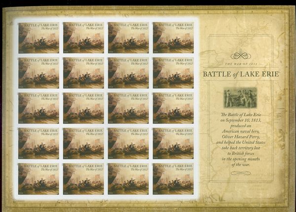 4805 ForeverWar of 1812: Battle of Lake Erie Sheet of 20 #4805sh