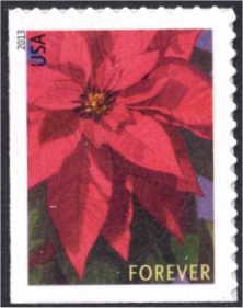 4816 Forever Poinsettia Mint NH  2013 #4816nh