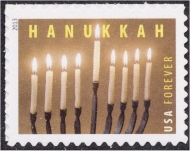 4824 Forever Hannukah Mint NH #4824nh