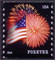 4853 Forever Star-Spangle Banner CCL Coil Mint NH Single #4853nh