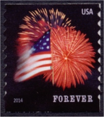 4854 Forever Star-Spangle Banner AP Coil Mint NH Single #4854nh