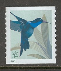 4858 34c Hummingbird Mint Coil Single #4858nh