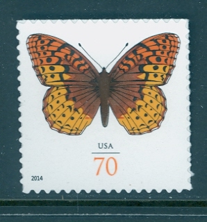 4859 70c Fritilliry Butterfly Used Single #4859used