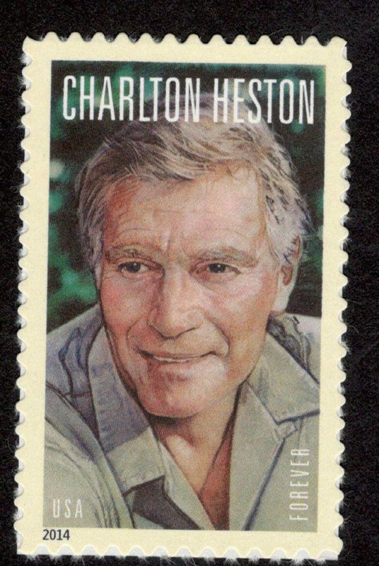 4892 Forever Charlton Heston Mint NH Single #4892nh
