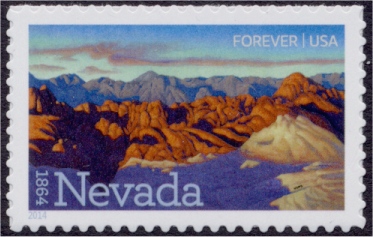 4907 Forever Nevada Statehood Used Single #4907used