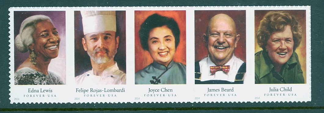 4922-26 Forever Celebrity Chefs Set of 5 Used Singles #4922-6used