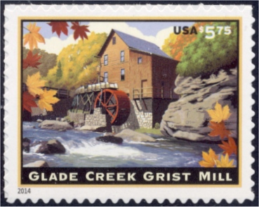 4927 5.75 Glade Creek Grist Mill Mint NH Single #4927nh