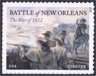 4952i Forever War of 1812 New Orleans Imperf Horizontal Pair #4952ihp