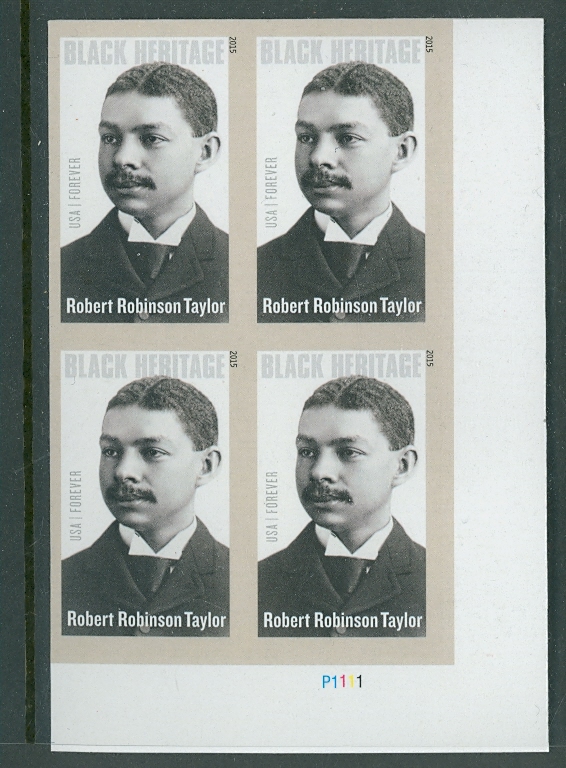 4958 Forever Robert Robinson Taylor Mint Plate Block of 4 #4958pb