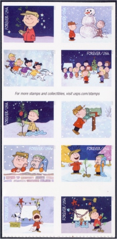 5021-30 Forever A Charlie Brown Christmas Set of 10 Used Singles #5021-30used