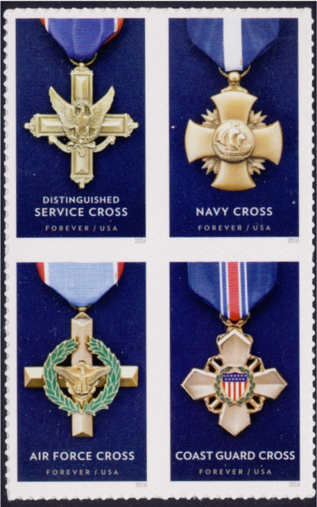 5065-68 Forever Service Medal Mint Block of 4 #5065-8blk