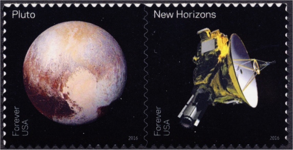 5077-5078 Forever Pluto Explored, Mint Pair #5077-8pr