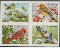 5126-29 Forever Songbirds in the Snow Block of 4 Mint #5126-9blk