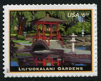 5156 6.65 Lili'uokalani Gardens Mint  Single #5156nh