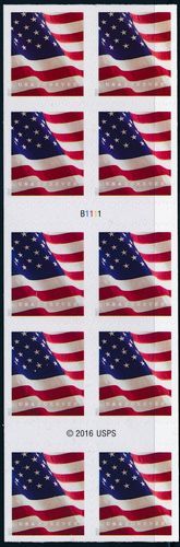 5160a Forever U.S. Flag BCA Booklet of 10 #5160a