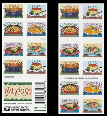 5192-97 Forever Delicioso Mint Booklet Of 20 #5197a