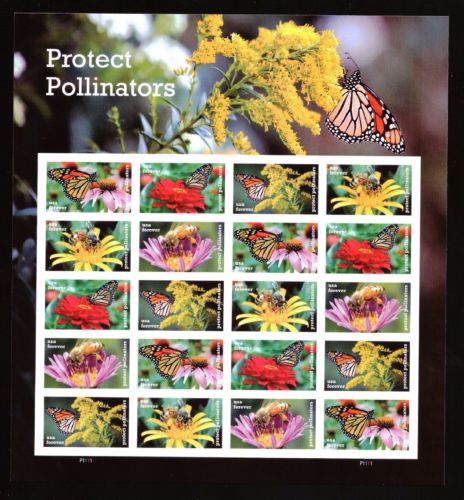 5228-32 Forever Protect Pollinators Mint Sheet of 20 #5228-32sh
