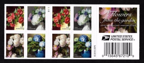 5237-40a Forever Flowers from the Garden Booklet of 20 #5240a