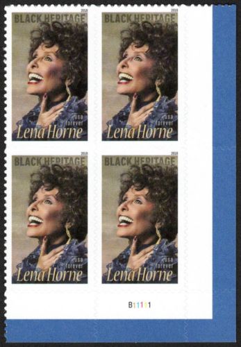 5259 Forever Lena Horne Plate Block #5259pb