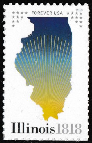 5274 Forever Illinois Statehood Mint  Single #5274nh