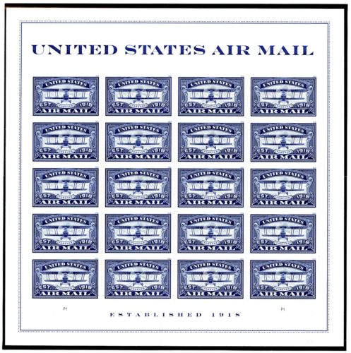 5281 Forever Airmail Blue Mint Sheet of 20 #5281sh