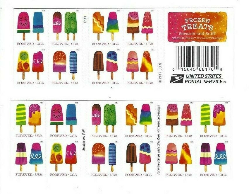 5285-94b Forever Frozen Treats Double Sided Booklet of 20 #5294b