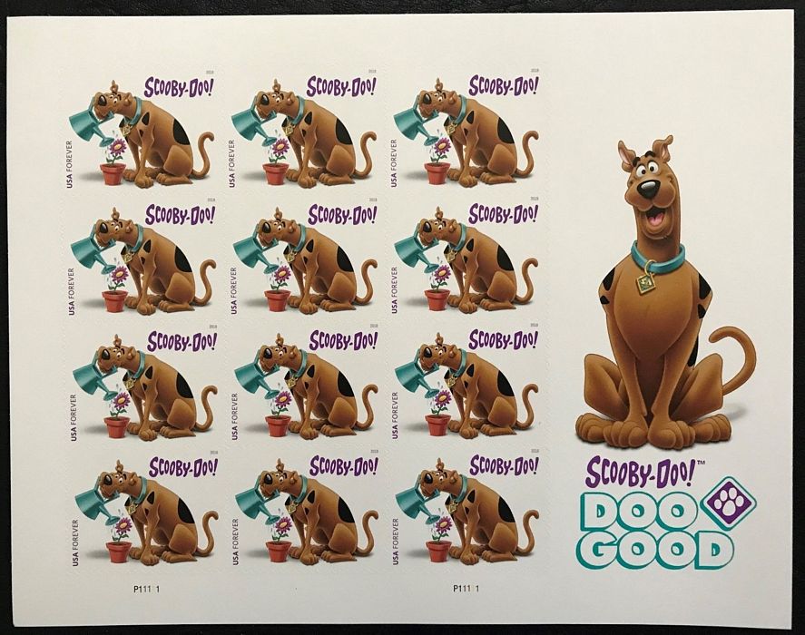 5299 Forever Scooby Doo Mint Sheet of 12 #5299sh