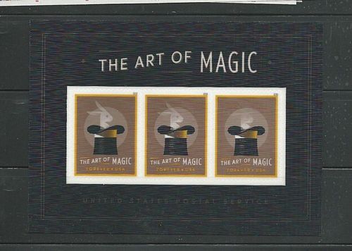 5306 Forever Art of Magic Mint Souvenir Sheet of 3 #5306ss