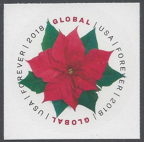 5311 Global Forever (1.15) Poinsettia Mint  Single #5311nh