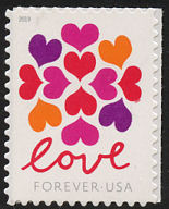 5339 Forever Hearts Blossom Mint  Single #5339nh