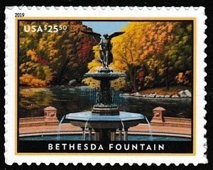 5348 25.50 Bethesda Fountain Mint  Single #5348nh
