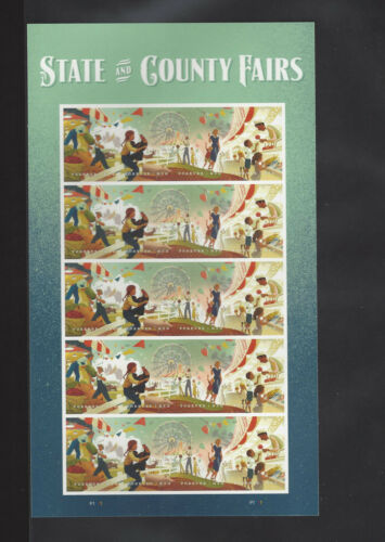 5401-04 Forever  State and County Fairs Mint Sheet of 20 #5401-4sh
