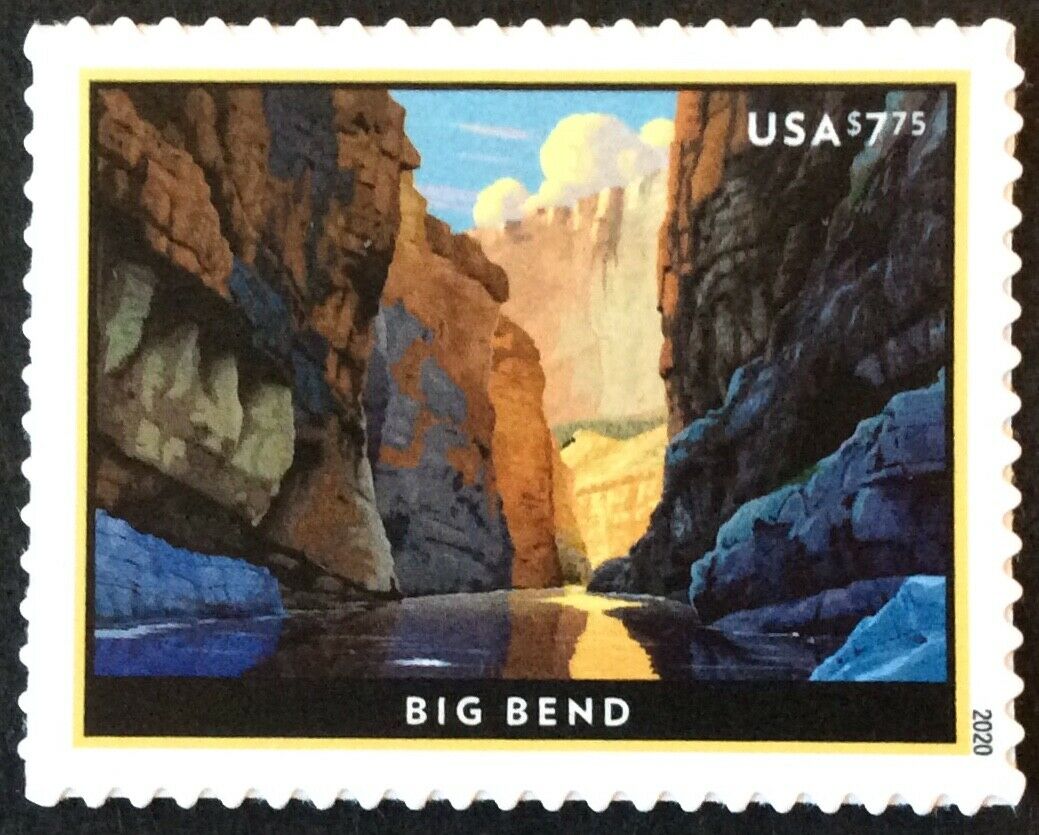5429 7.75 Big Bend Priority Mail Mint  Single #5429nh