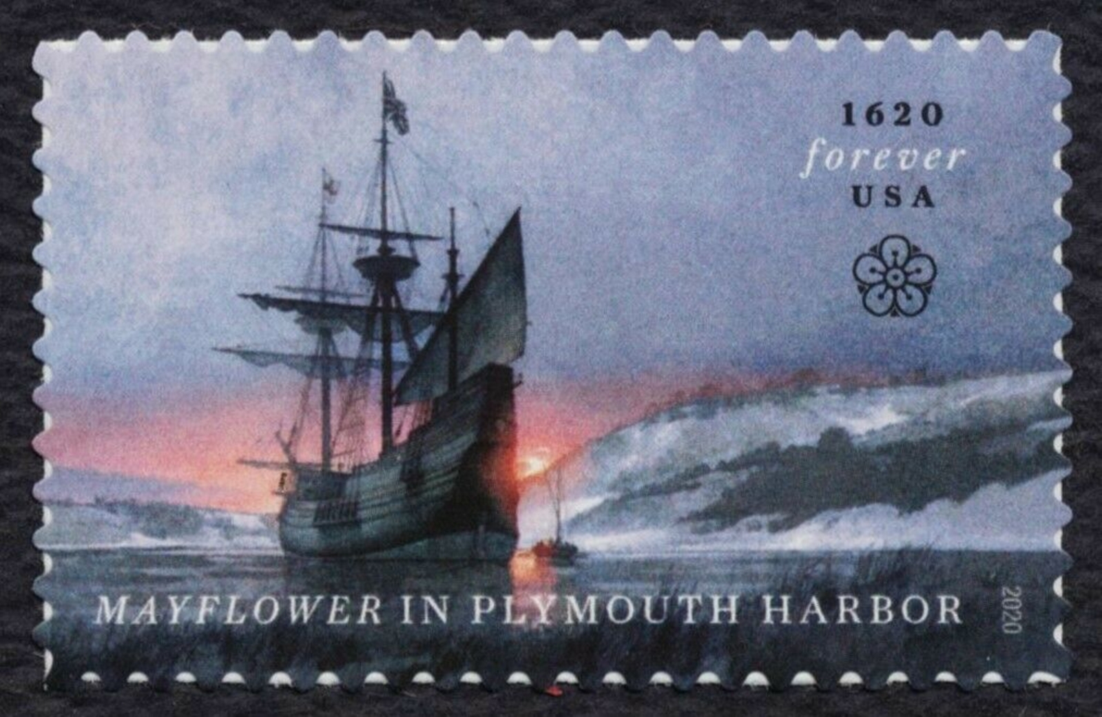 5524 Forever Mayflower in Plymouth Harbor Mint  Single #5524nh