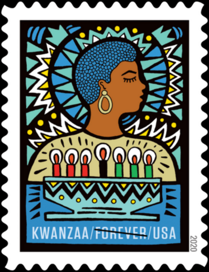 5531 Forever Kwanzaa Mint  Single #5531nh