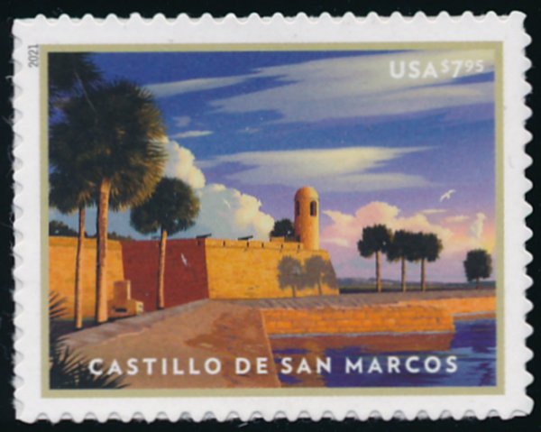 5554 7.95 Castillo de San Marcos Mint  Single #5554nh