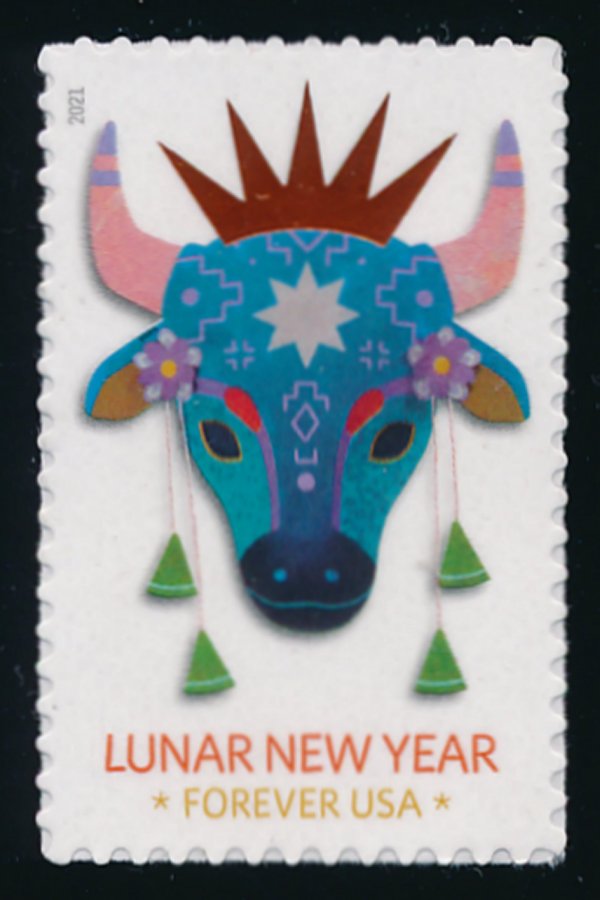 5556 Forever Lunar New Year Of The Ox Mint  Single #5556nh
