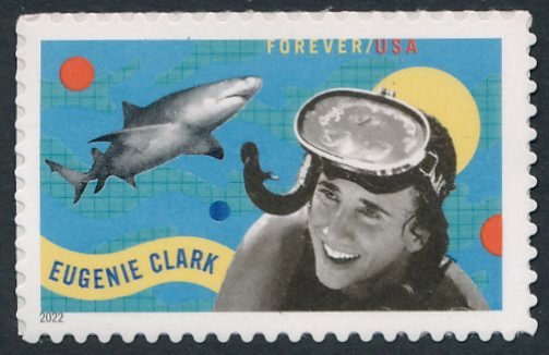 5693nh Forever Eugenie Clark Mint Single #5693nh