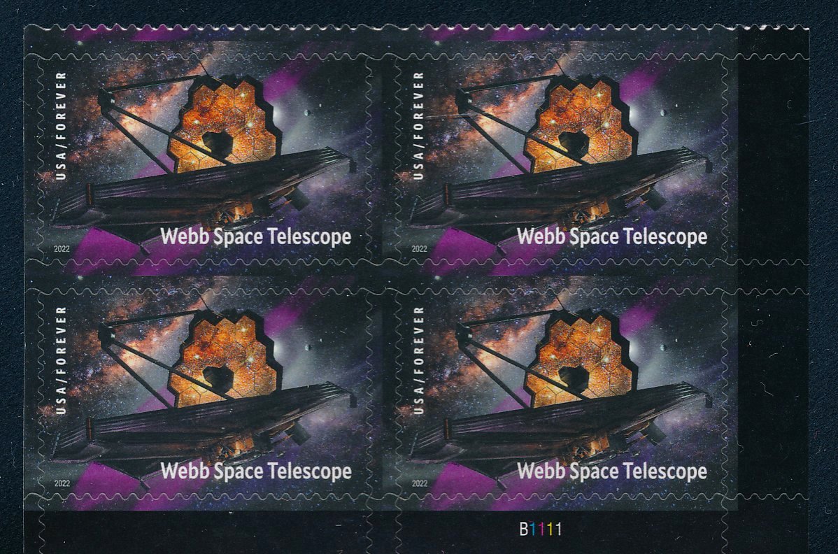 5720blk Forever James Webb Space Telescope Mint Plate Blk #5720pblk
