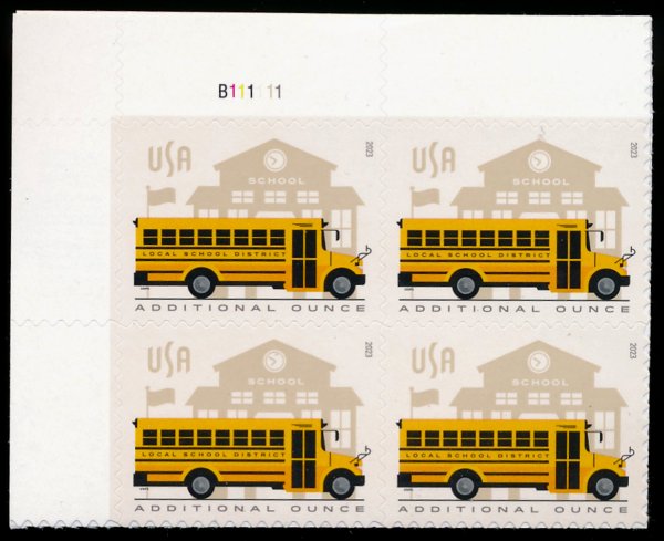 5740  .24 Bus Mint NH Plate Block #5740pb