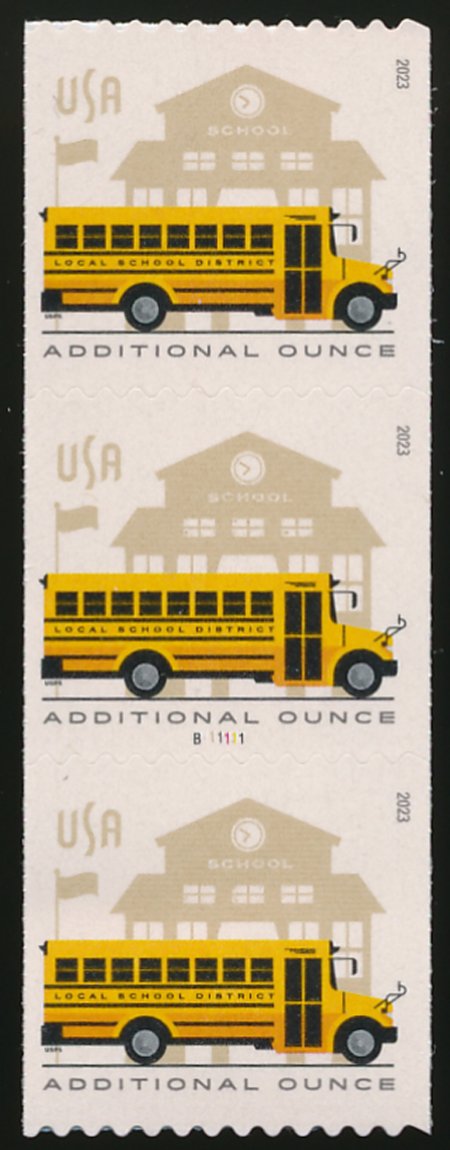 5741  .24 Coil Bus Mint NH PNC of 3 #5741pnc3