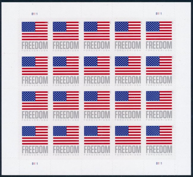 5787 Forever Freedom Flag MNH Sheet of 20 #5787sh
