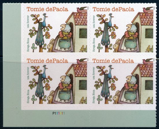 5797 Forever Tomie dePaola MNH Plate Block #5797pb