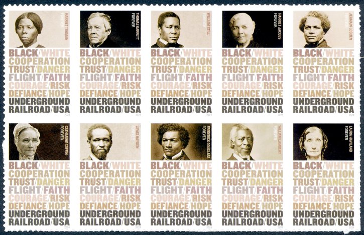 5834-43 Forever (.68) Underground Railroad MNH Block of 10 #5834-43blk