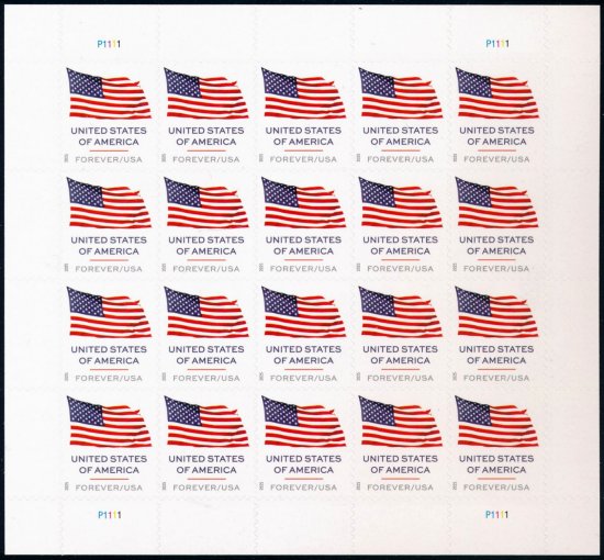 6016  .78 Flag Mint NH Sheet of 20 #6016sh