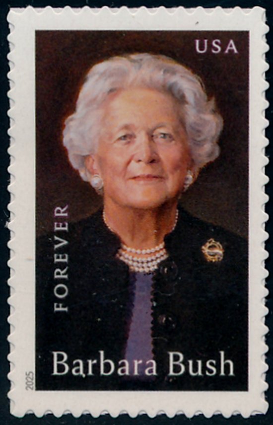 6022 .73 Forever Barbara Bush Mint NH Single #6022nh
