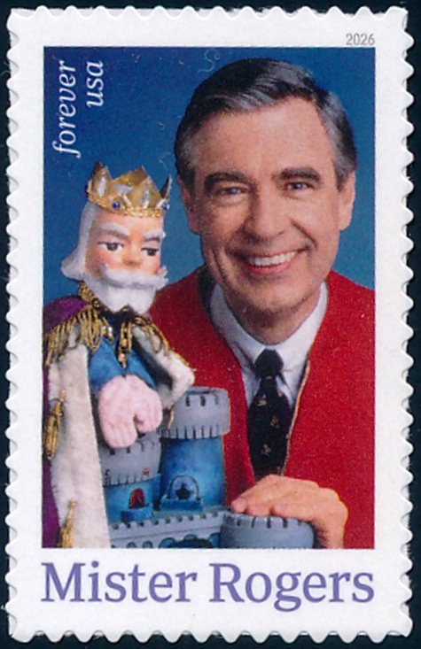 6097   .78 Forever Mr Rogers Mint NH Single  (Dated 2026) #6097nh