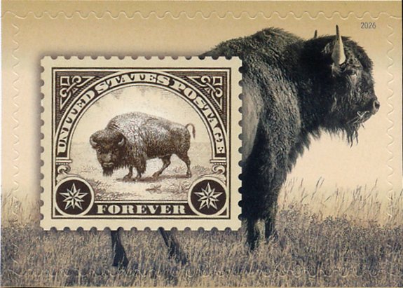 6099   .82 Forever American Bison Mint NH Single #6099nh