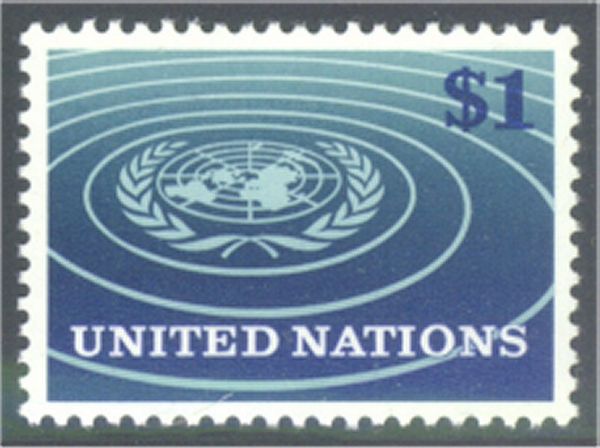 UNNY 150 1 Emblem UN New York F-VF Mint NH #NY0150